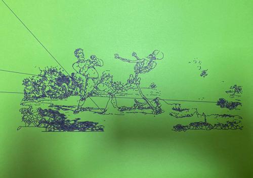 Printed result